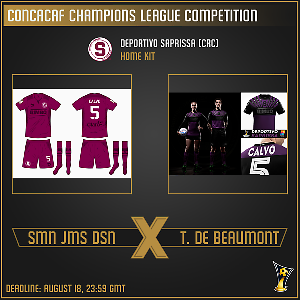 [VOTING] Group B  - Week 3 - Smn Jms Dsn vs. Thomas de Beaumont