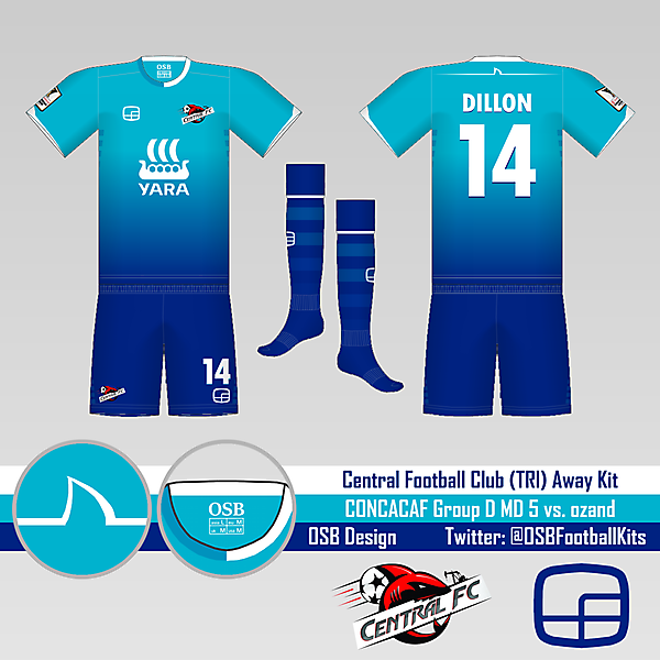 Central F.C. Away Kit - Round 5