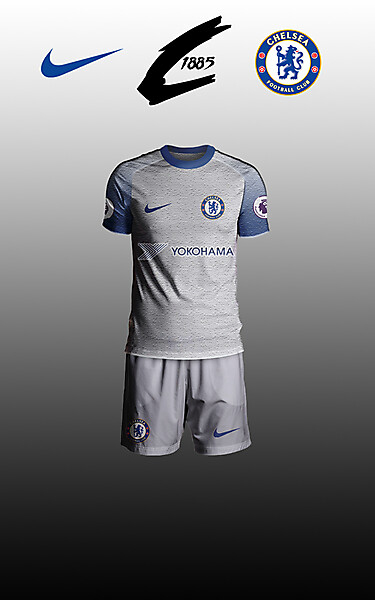 Chelsea Nike kit 2017/18 Away concept