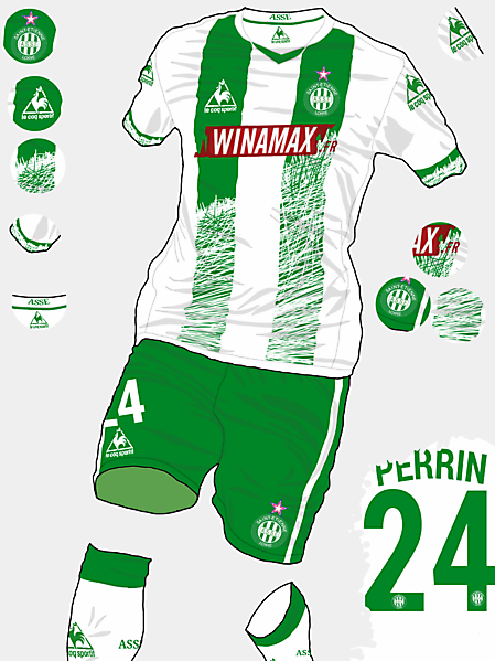 AS Saint Etienne Away Kit