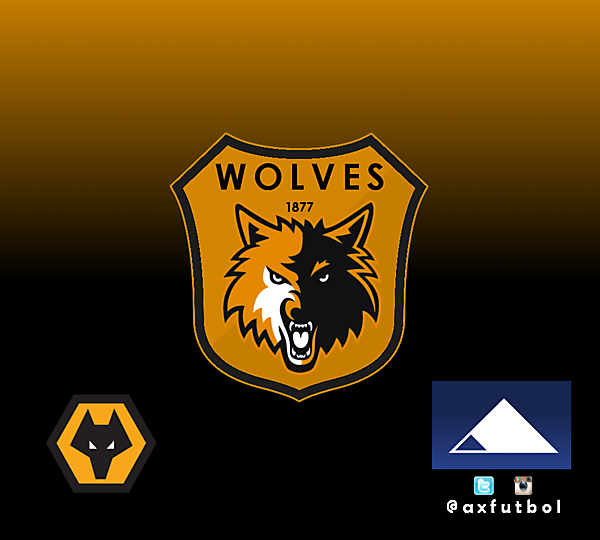 WOLVES (ENG) TORNAMENT CREST DESIGN
