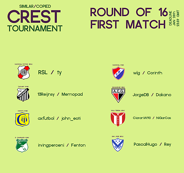 ●ROUND OF 16 - 1st MATCH●