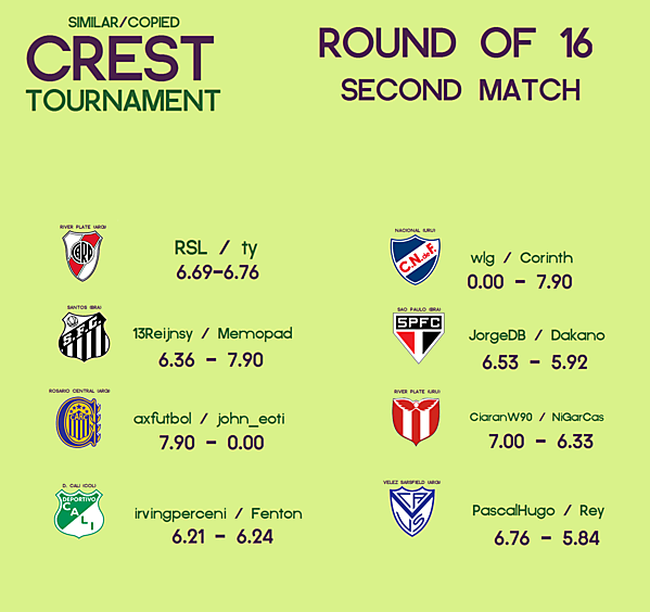 ●ROUND OF 16 - 2nd MATCH●