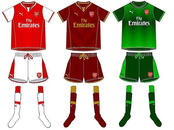 Arsenal Puma Kits 2015