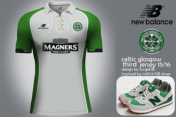 Celtic Glasgow New Balance third jersey