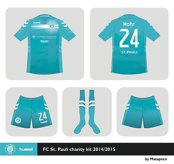 St. Pauli x Hummel charity kit  2014 2015