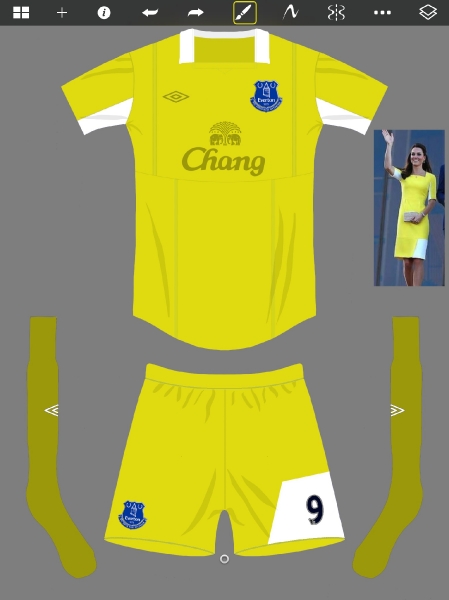 Everton away 2014/15 umbro