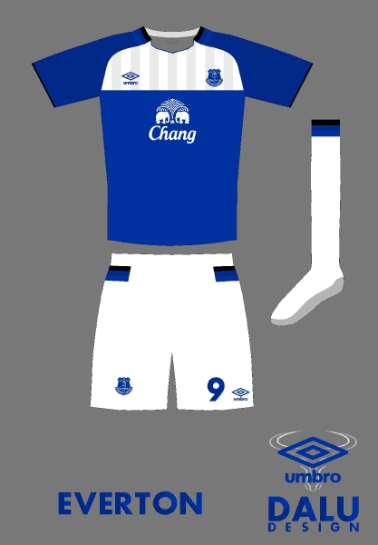 Everton home kit