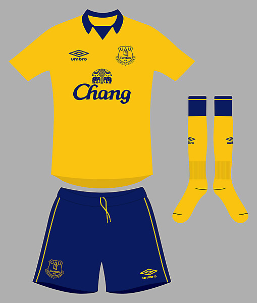 Everton away kit 2014/15