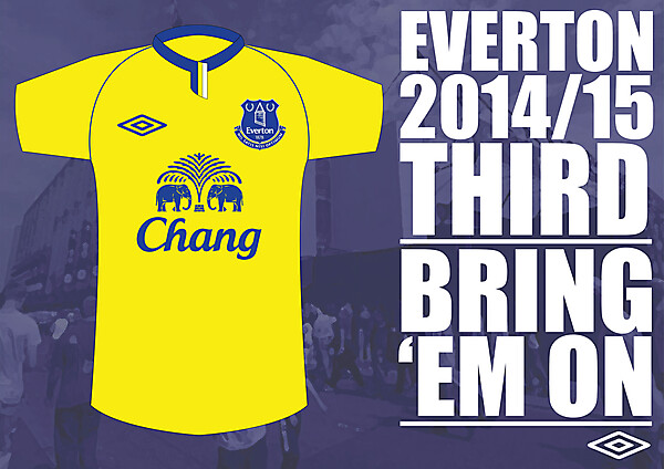 EVERTON 3RD JERSEY