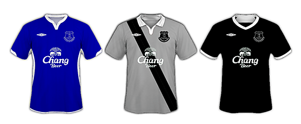 Umbro Everton 2014/15 Home/Away/Third Kits