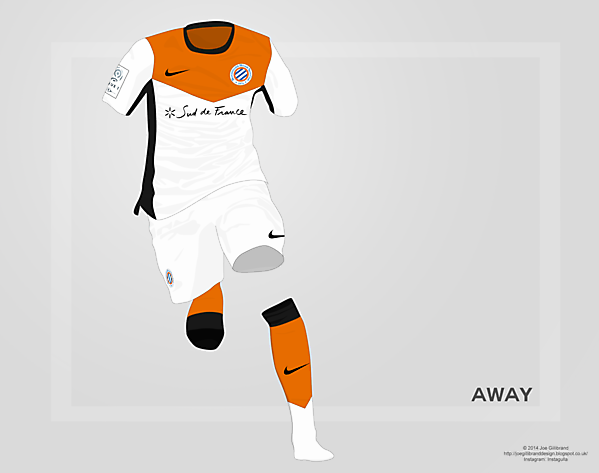 Montpellier Away kit 14/15