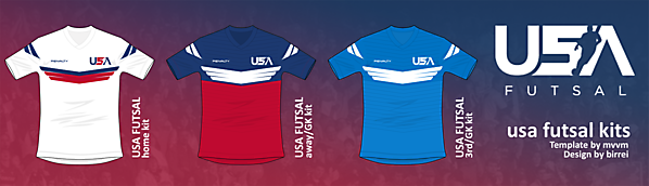 USA Futsal kits V03