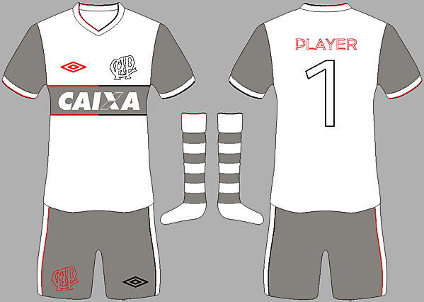 Atlético Paranaense away kit