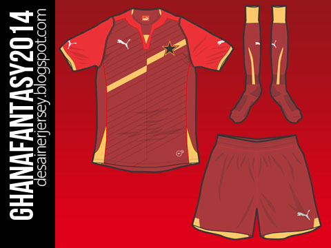 Ghana 2014 Away Kit
