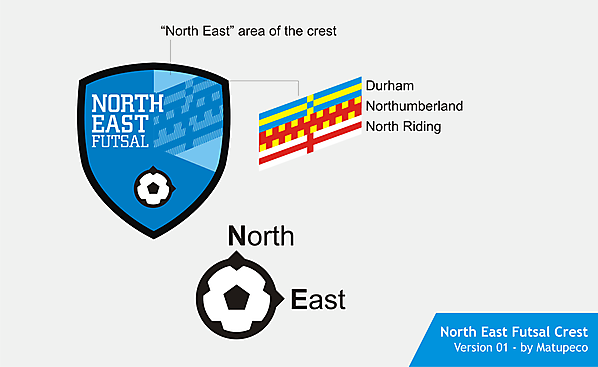 North East Futsal Crest version 01