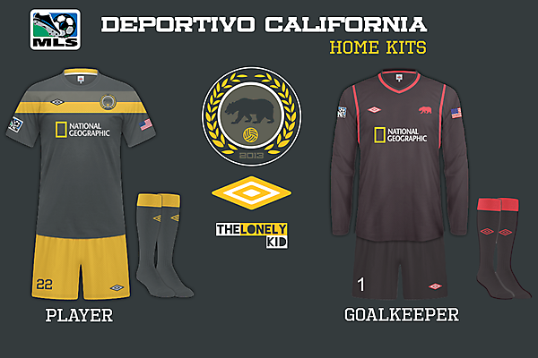 Deportivo California Home Shirts