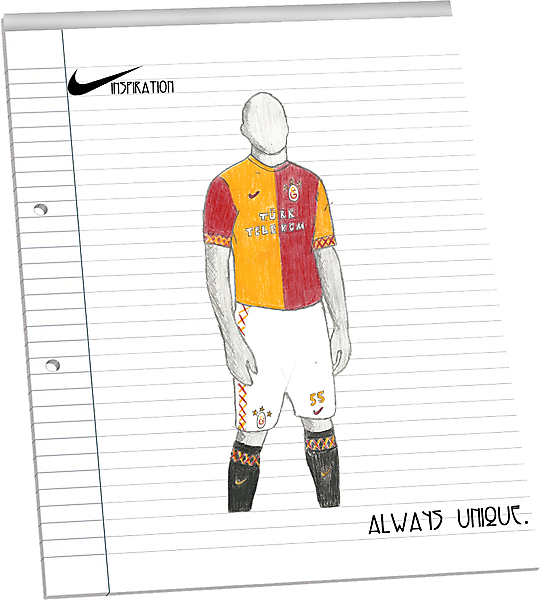Galatasaray SK Home - Nike INSPIRATION Kit