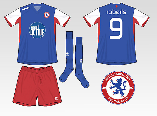 Middlesbrough Futsal Club Kit