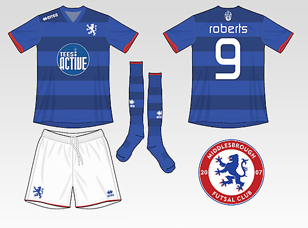 Middlesbrough Futsal Club Kit