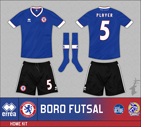 Boro Futsal Home Kit - Errea