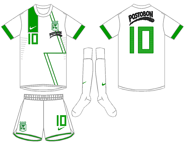 CD Atletico Nacional Away Kit