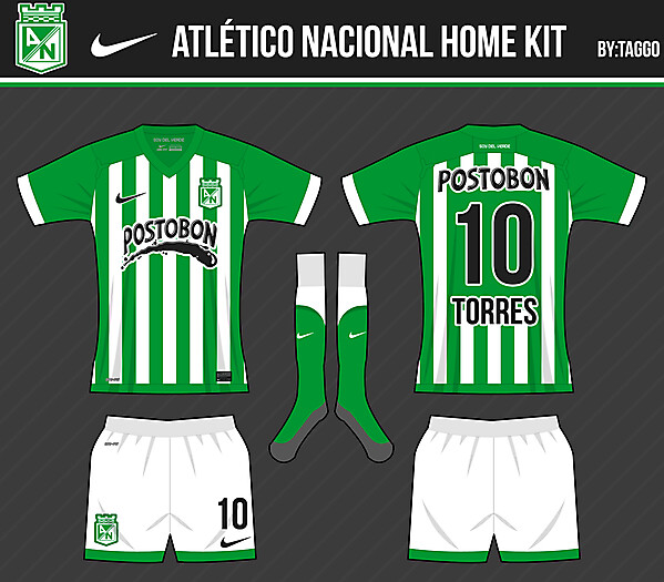 Atl. Nacional Home Kit