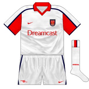 Arsenal alternative kit 2000-02