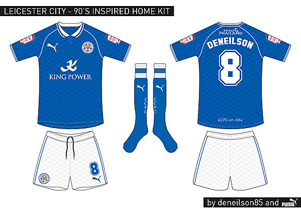 Leicester City Home Kit