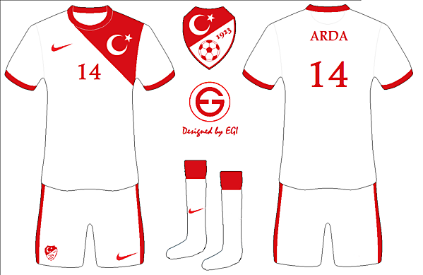 Turkey Away Kit national flag