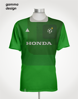 maccabi badge and home kit