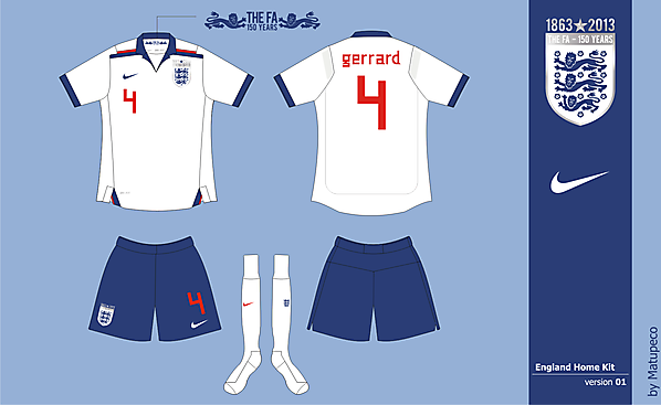 England Nike Home ver 01