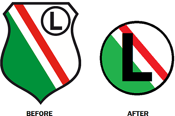 New Legia Warsaw Crest