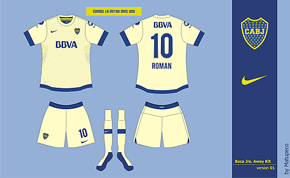 Boca Jrs Away Kit 01