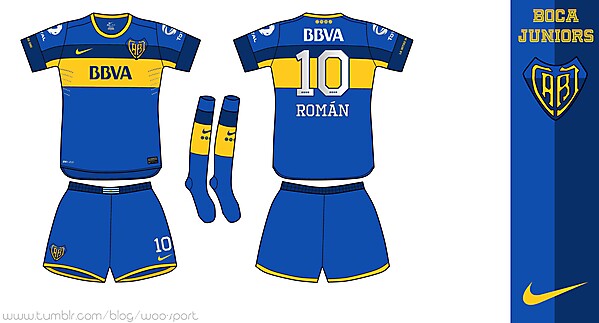 Boca Juniors Nike Fantasy Home