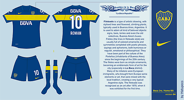 Boca Jrs Home Kit 04