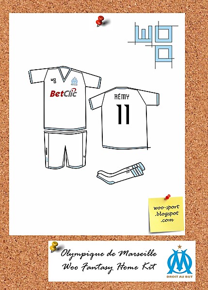 OM Woo Fantasy Maillot Domicile