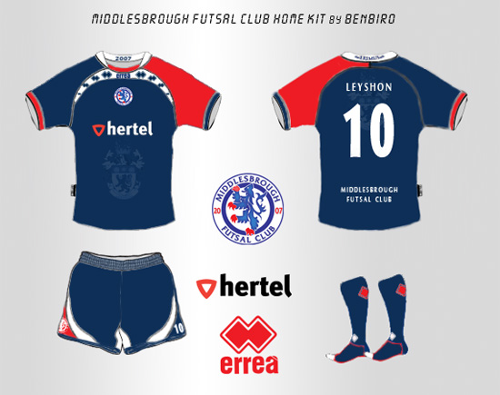 Boro Futsal Home Kit BB