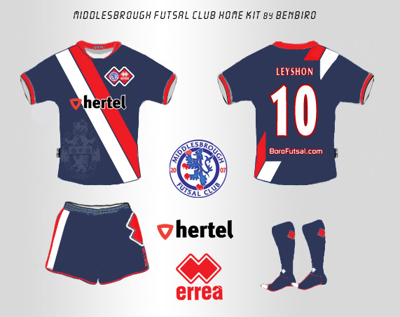 Boro Futsal Home Kit