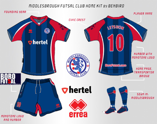 Boro Futsal Home Kit BB