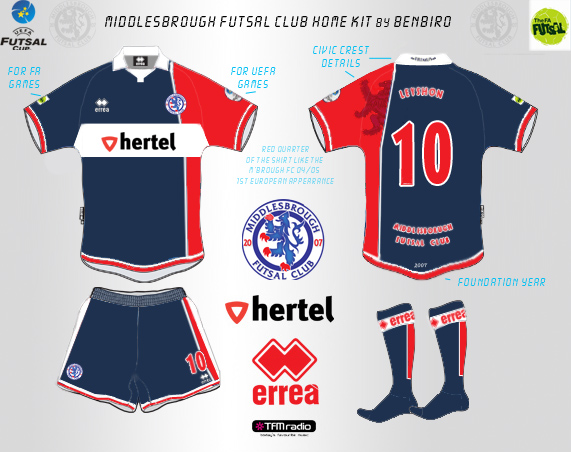Boro Futsal Home Kit BB