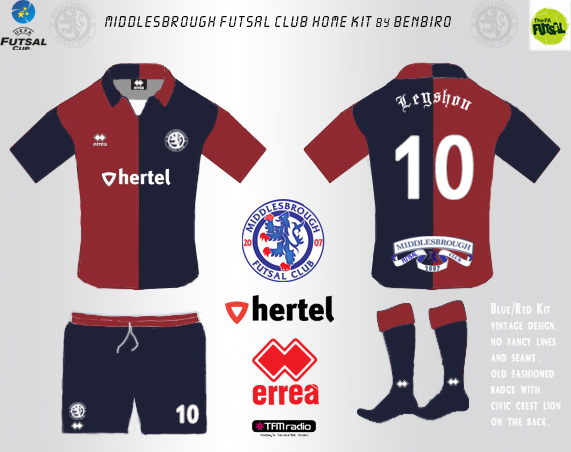 Boro Futsal Home Kit BB