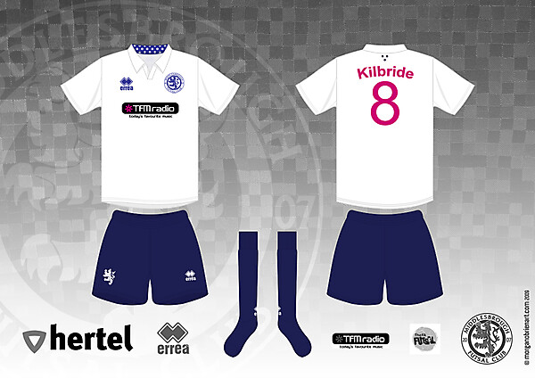 Middlesbrough Away Kit Version 6 by Morgan OBrien