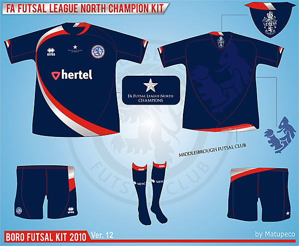 Middlesbrough Futsal Club Kit - Version .12