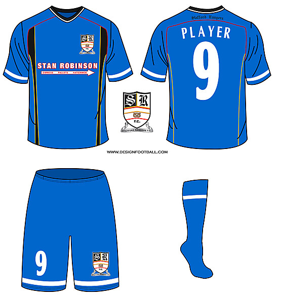 Stafford Rangers Kits