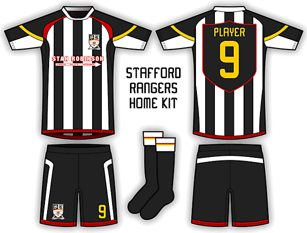 Stafford Rangers Kits