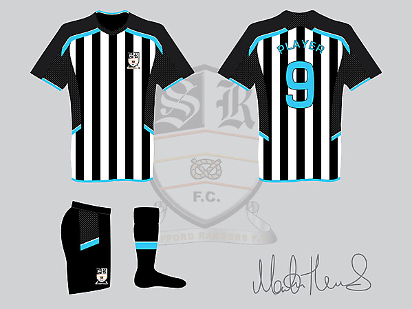 Stafford Rangers FC Home Kit - Martin Thomas Design