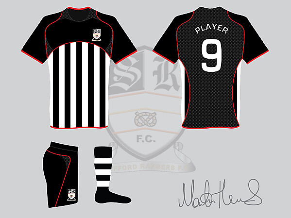 Stafford Rangers FC Home Kit #2 - Martin Thomas Design 