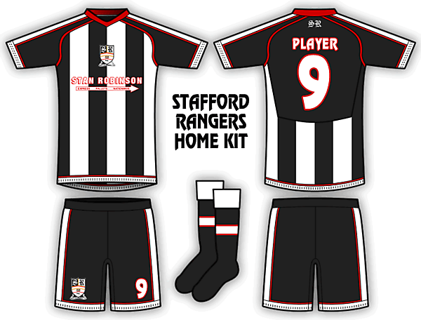 Stafford Rangers Kits