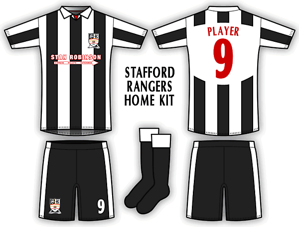 Stafford Rangers Kits